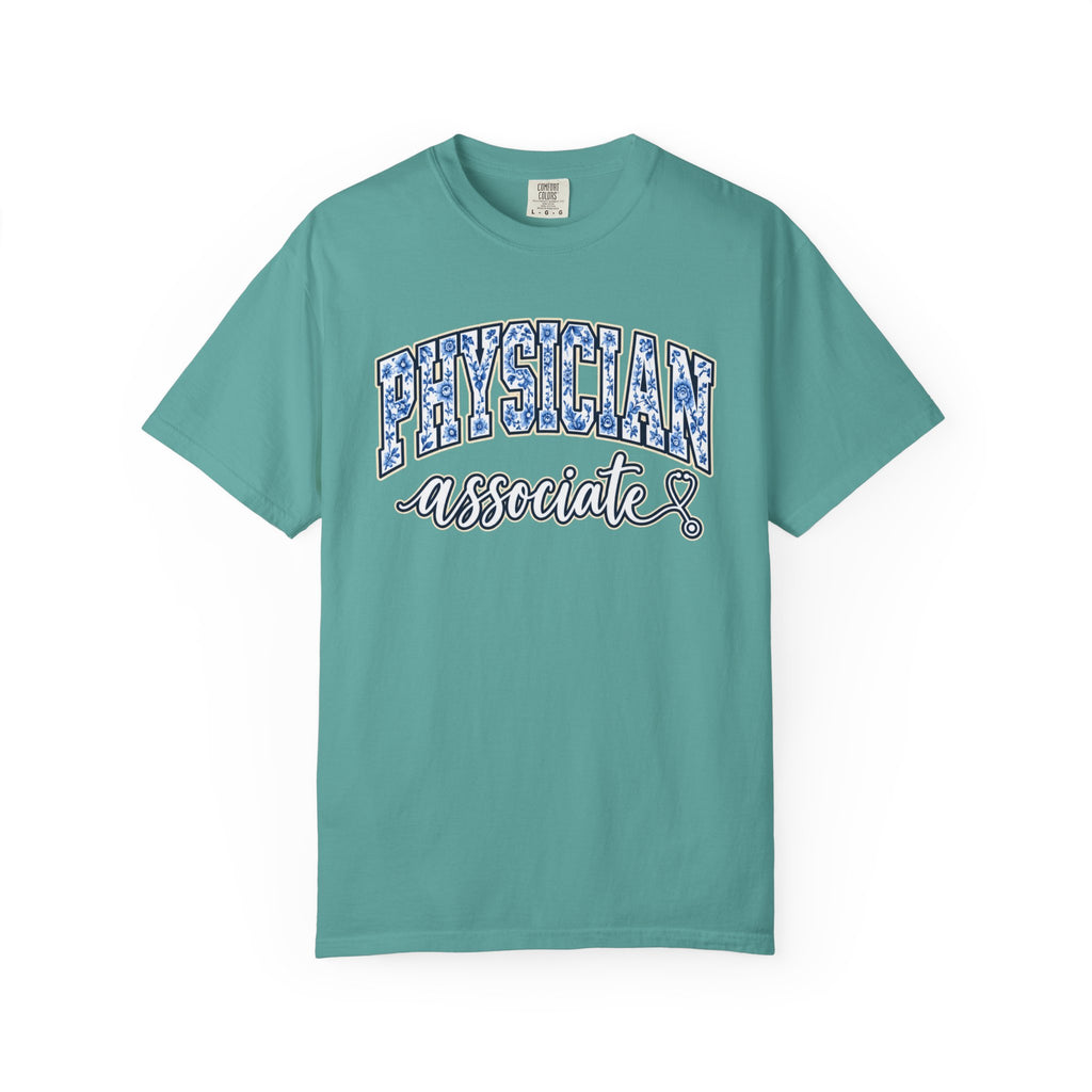 Physician Associate Varsity Shirt in Seafoam