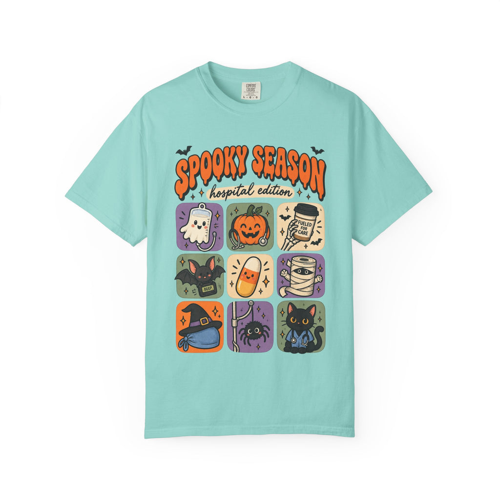 Spooky Season Hospital Edition Shirt in Chalky Mint