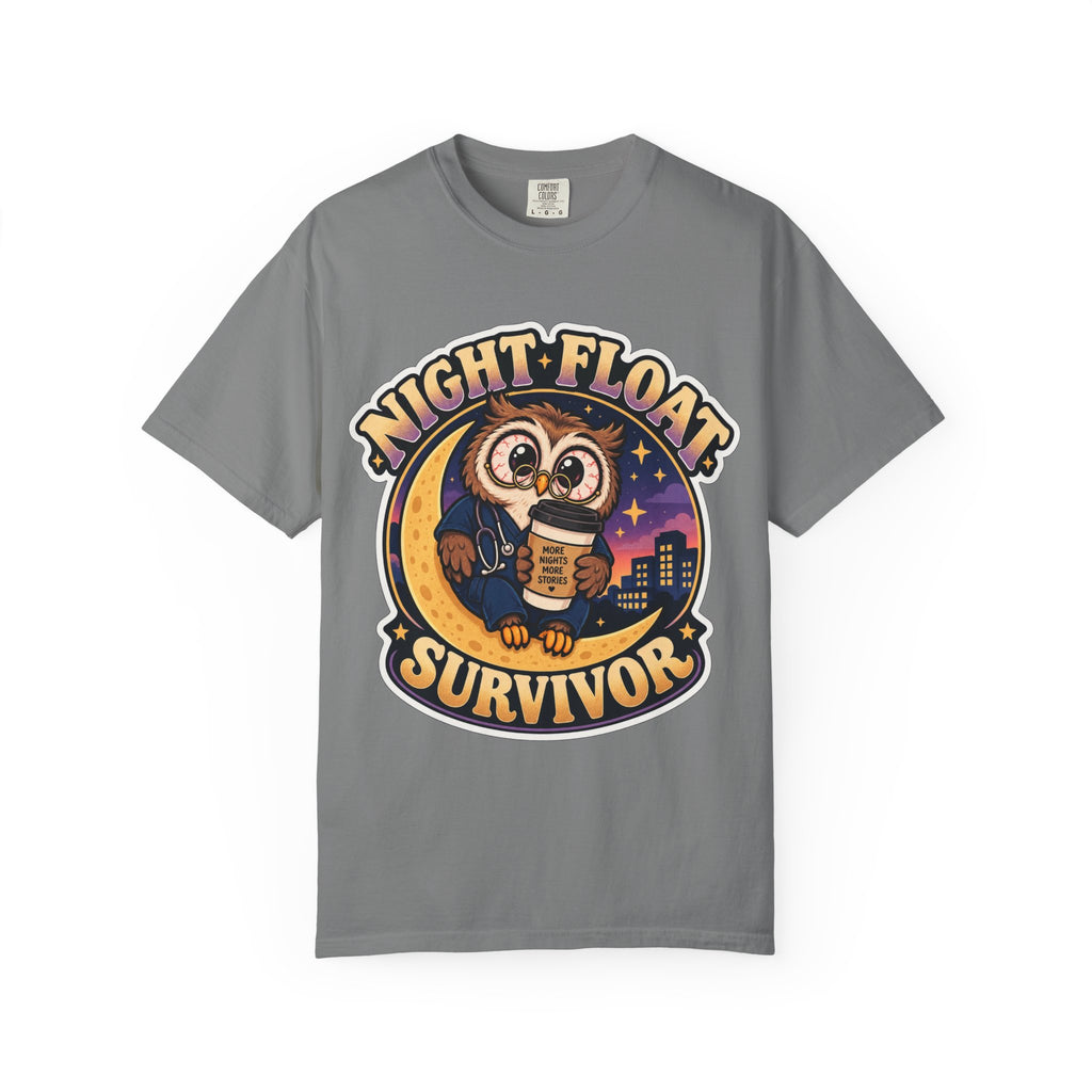 Night Float Survivor Shirt in Grey