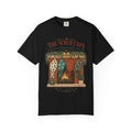 The Scrub Caps Were Hung with Care Comfort Colors 1717 Christmas tee in Black