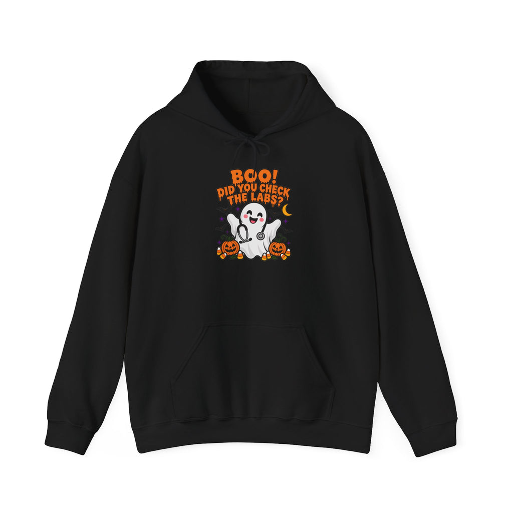 Boo! Did You Check the Labs? Hoodie in Black