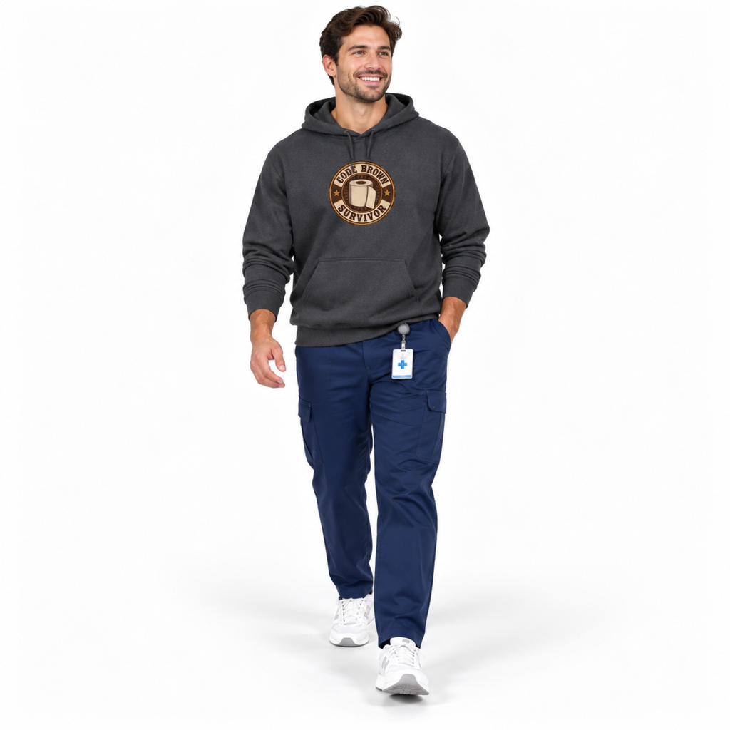 Code Brown Survivor Hoodie | Funny Nurse & CNA Gift