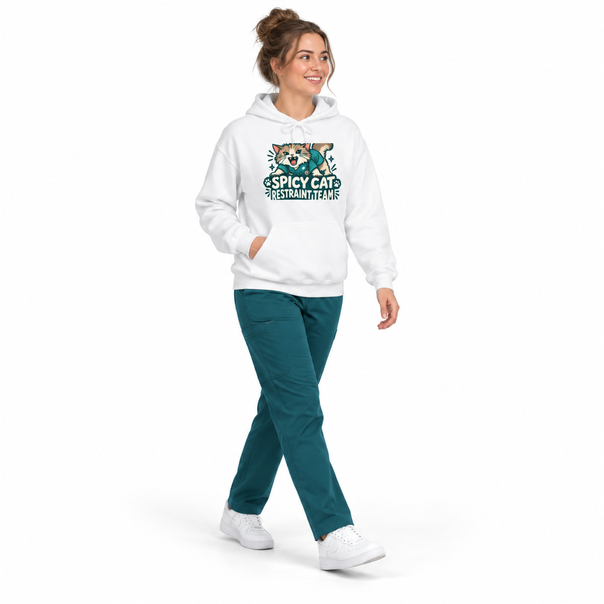 Spicy Cat Restraint Team Hoodie