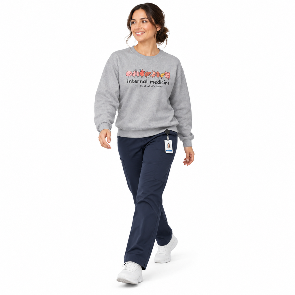 Internal Medicine We Treat What's Inside Sweatshirt