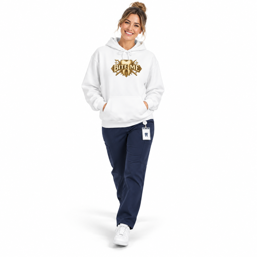 Bite Me Crest Hoodie