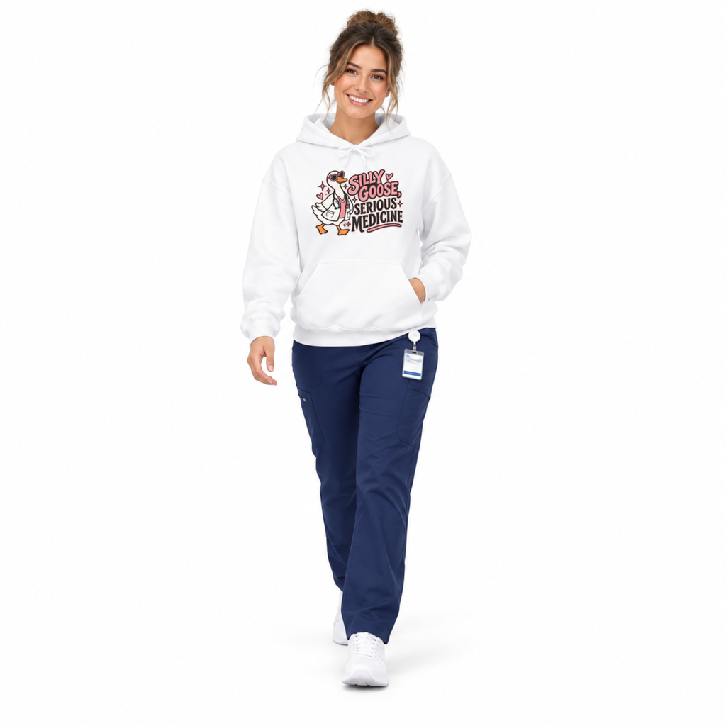 Silly Goose Serious Medicine Hoodie