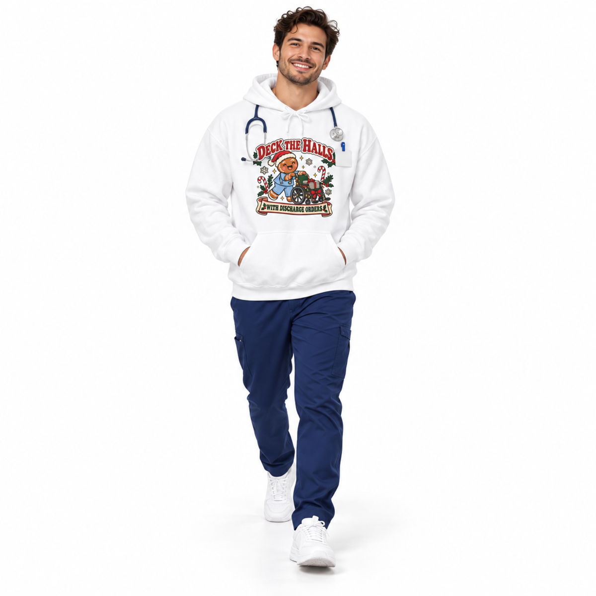 Deck the Halls with Discharge Orders Hoodie