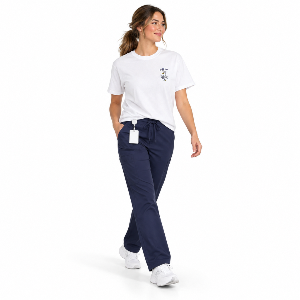 Cuff Em Goose Embroidered Shirt