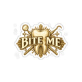 Bite Me Crest Sticker