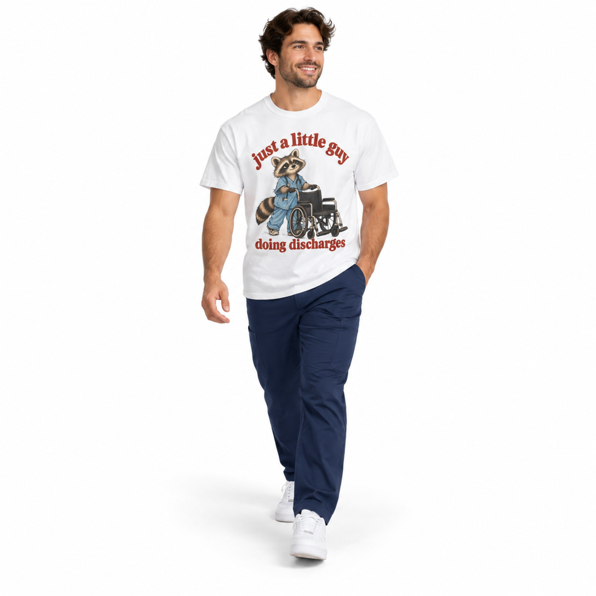 Just a Little Guy Doing Discharges Shirt