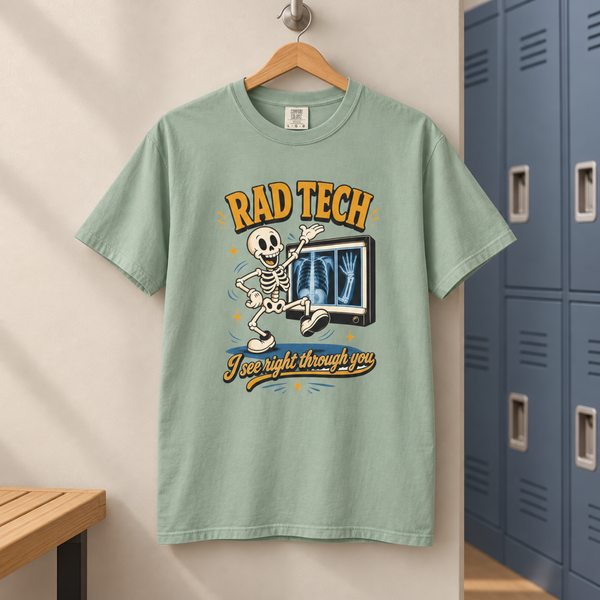 Rad Tech Shirt, I See Right Through You Comfort Colors Tee