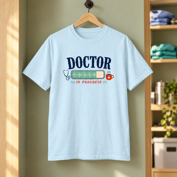 Doctor in Progress Shirt, Medical Student Comfort Colors Tee