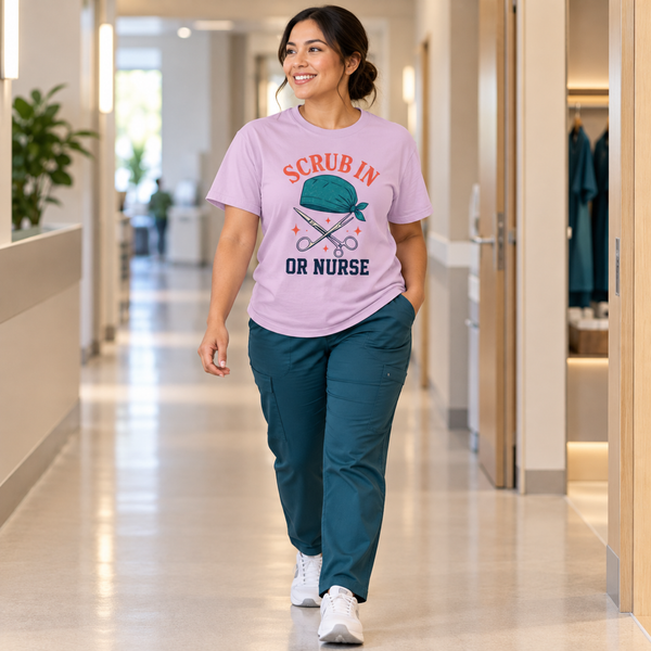 OR Nurse Shirt, Scrub In Comfort Colors Tee
