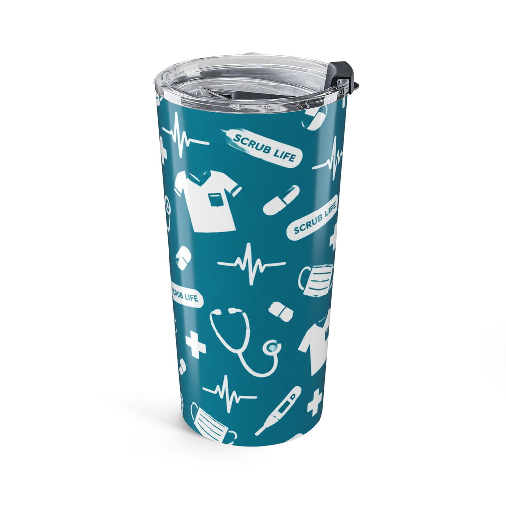 Scrub Life Medical Pattern Tumbler
