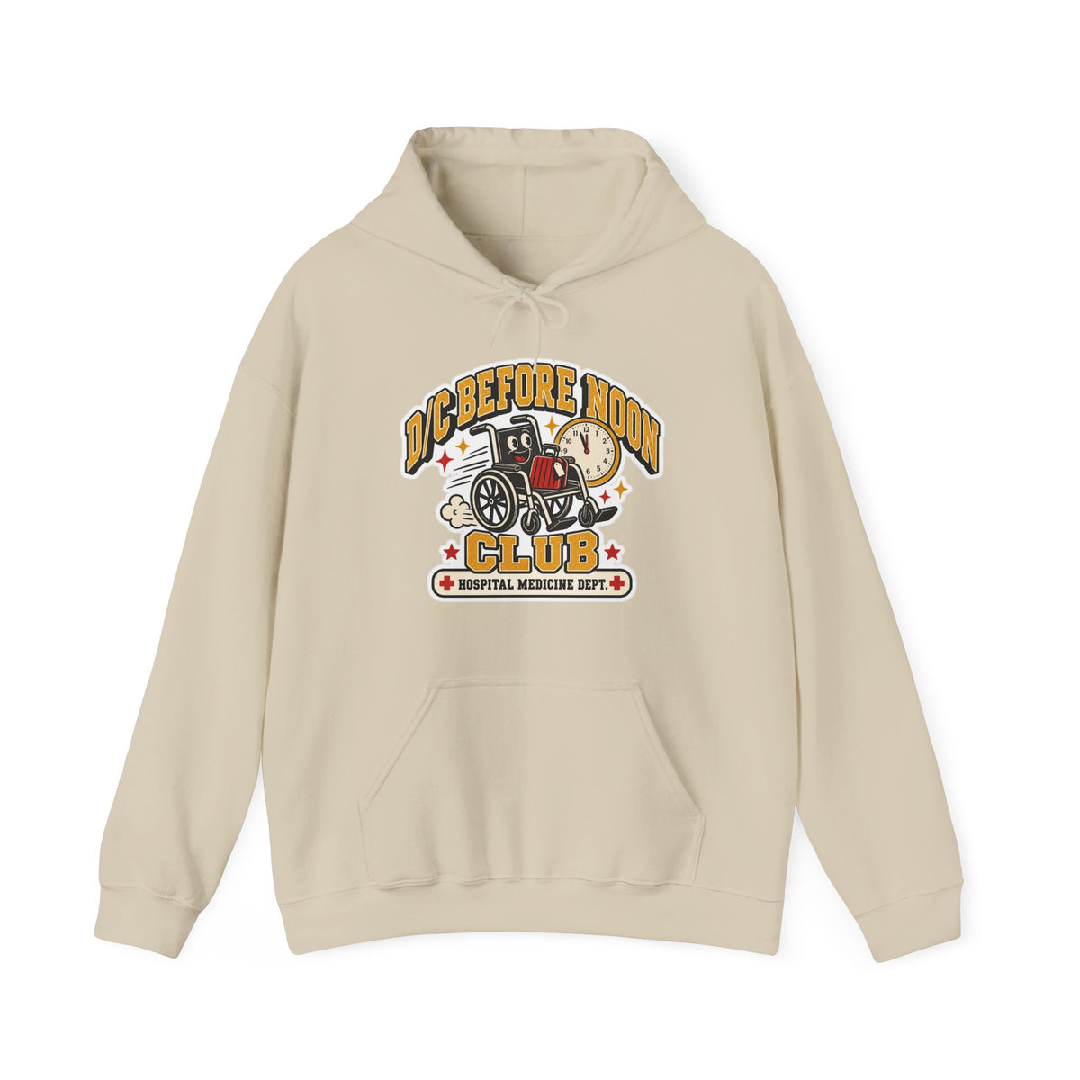 D/C Before Noon Club Hoodie in Sand