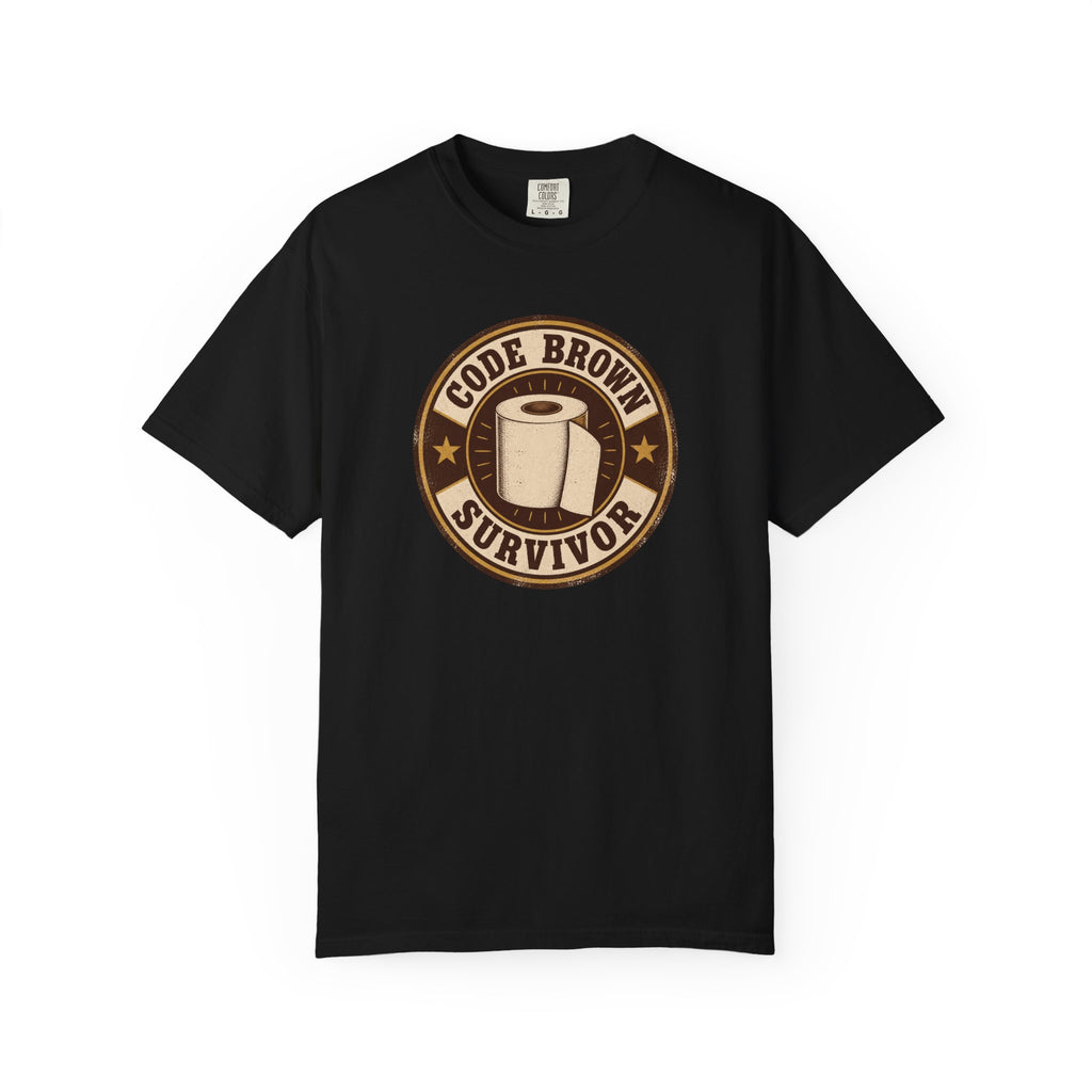 Code Brown Survivor Shirt in Black