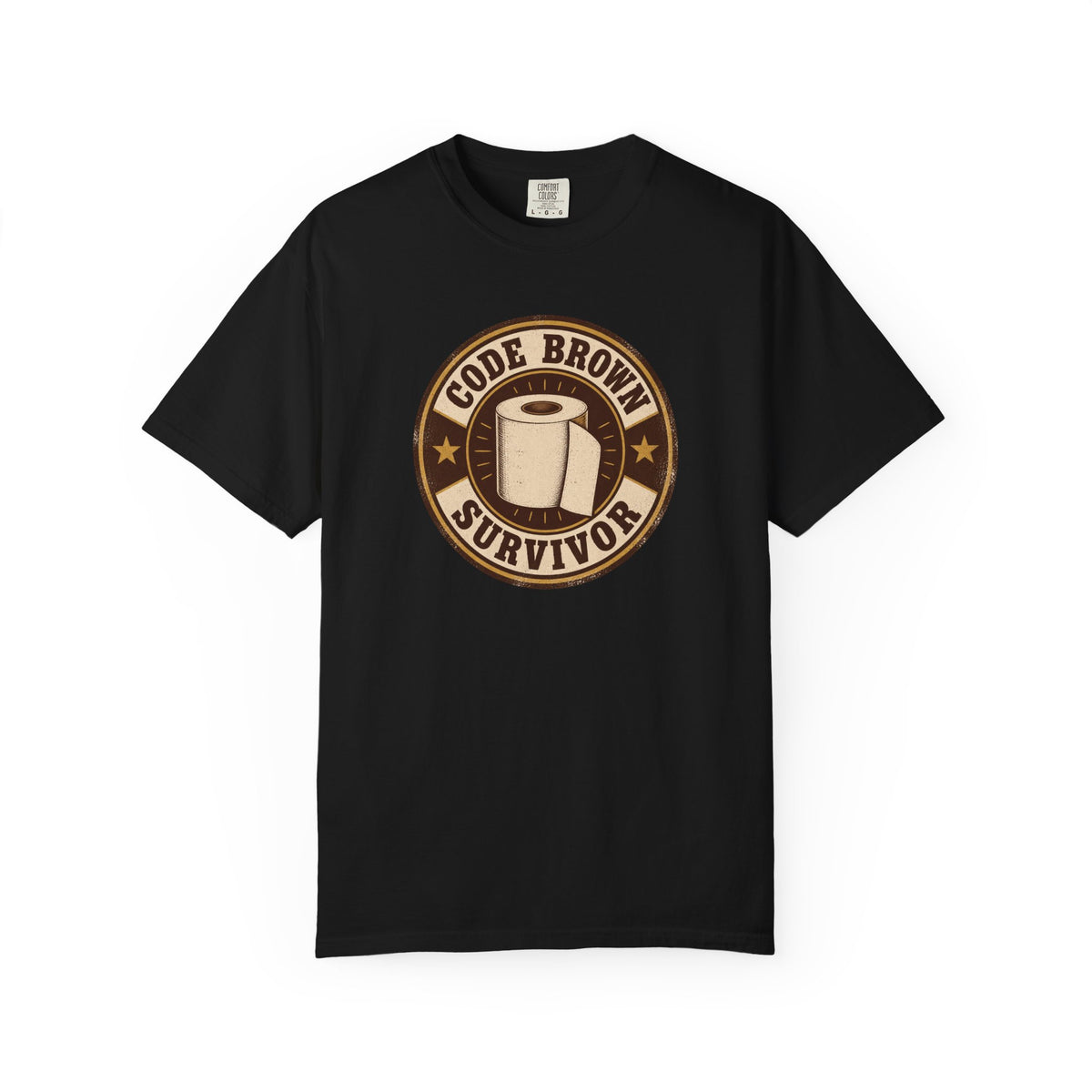 Code Brown Survivor Shirt in Black
