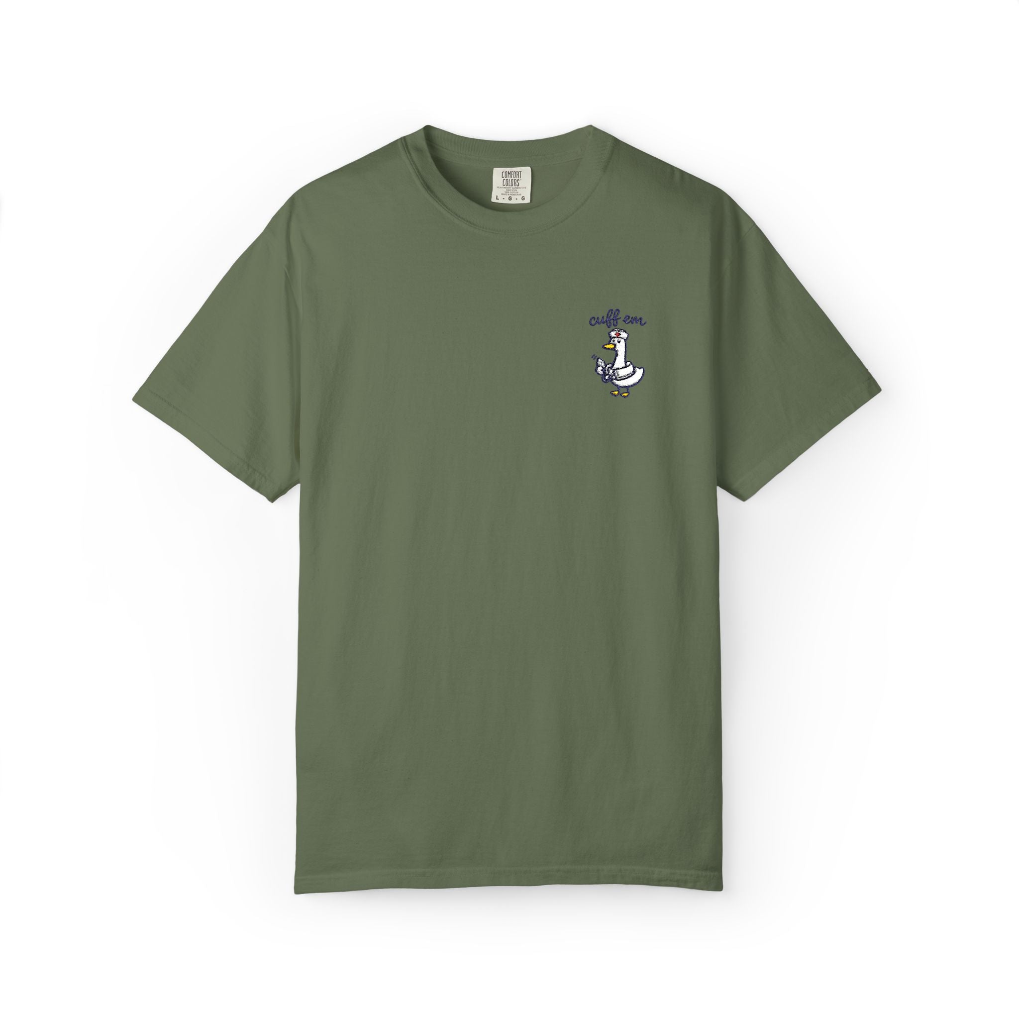 Coffee Goose Comfort Colors T-Shirt | Nurse & Healthcare Worker Tee