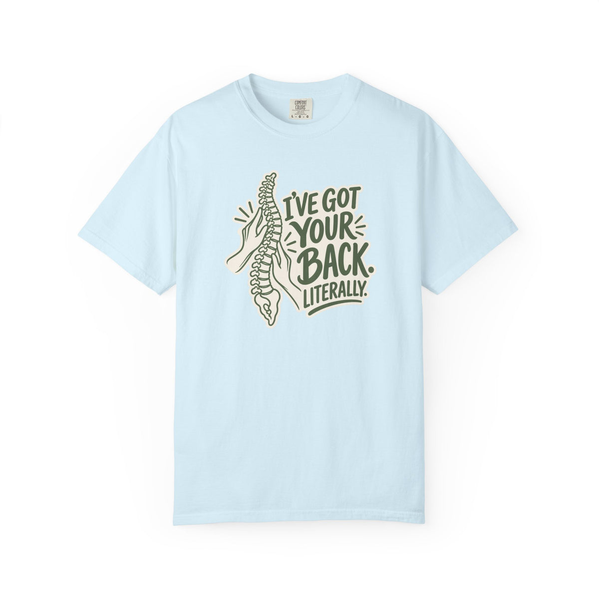 I've Got Your Back Literally Shirt in Chambray
