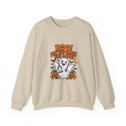 Boo! Did You Check the Labs? Sweatshirt in Sand