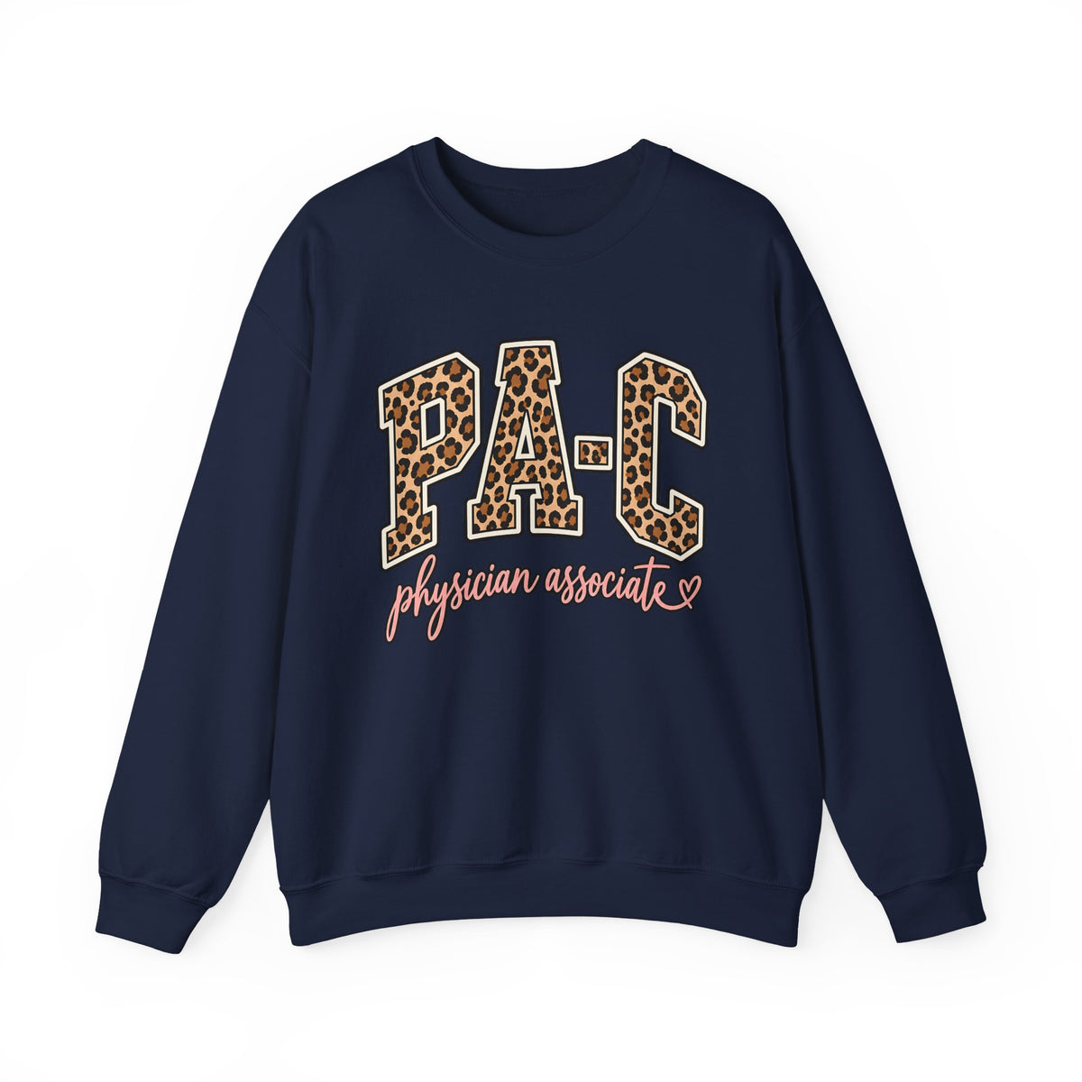 PA-C Leopard Sweatshirt in Navy