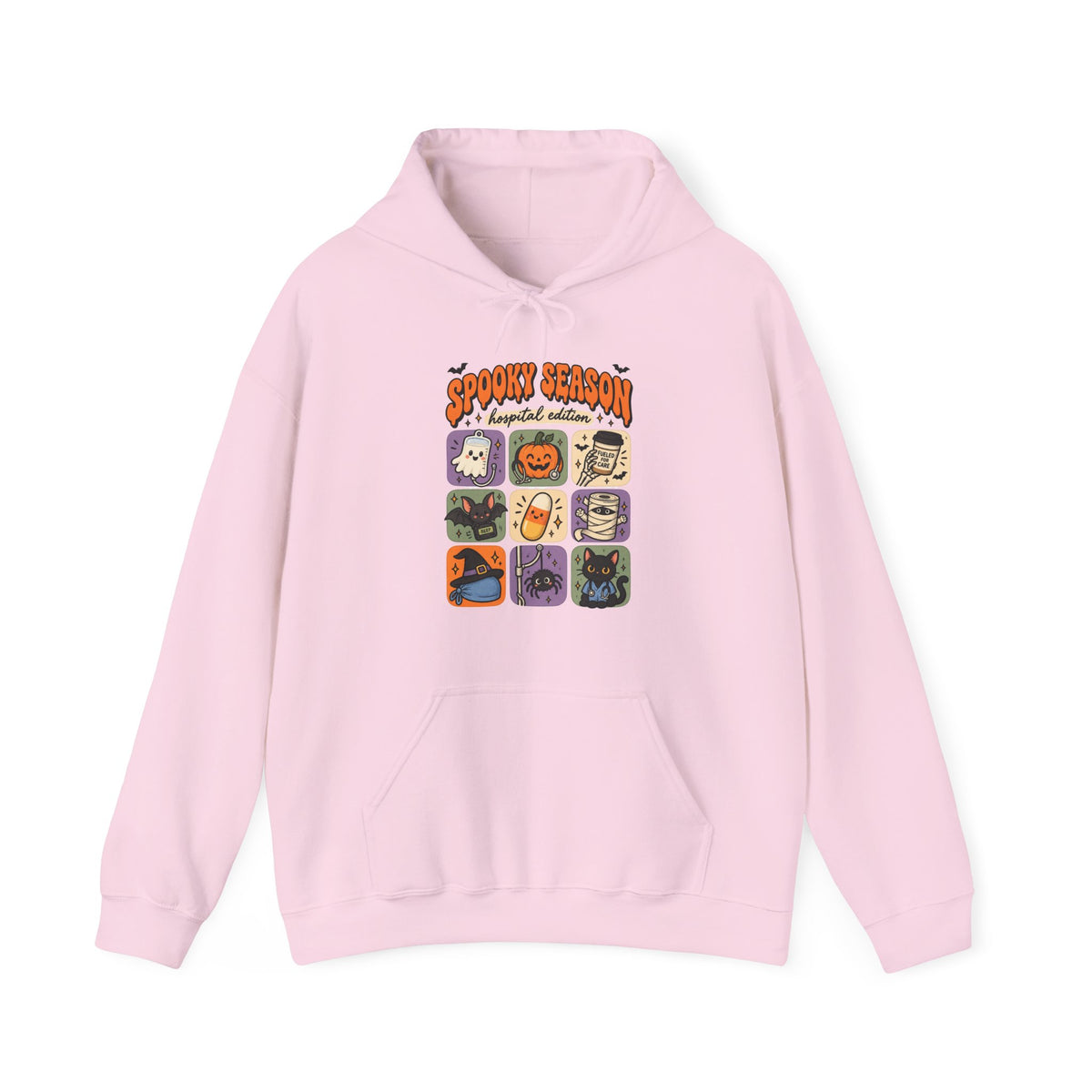 Spooky Season Hospital Edition Hoodie in Light Pink