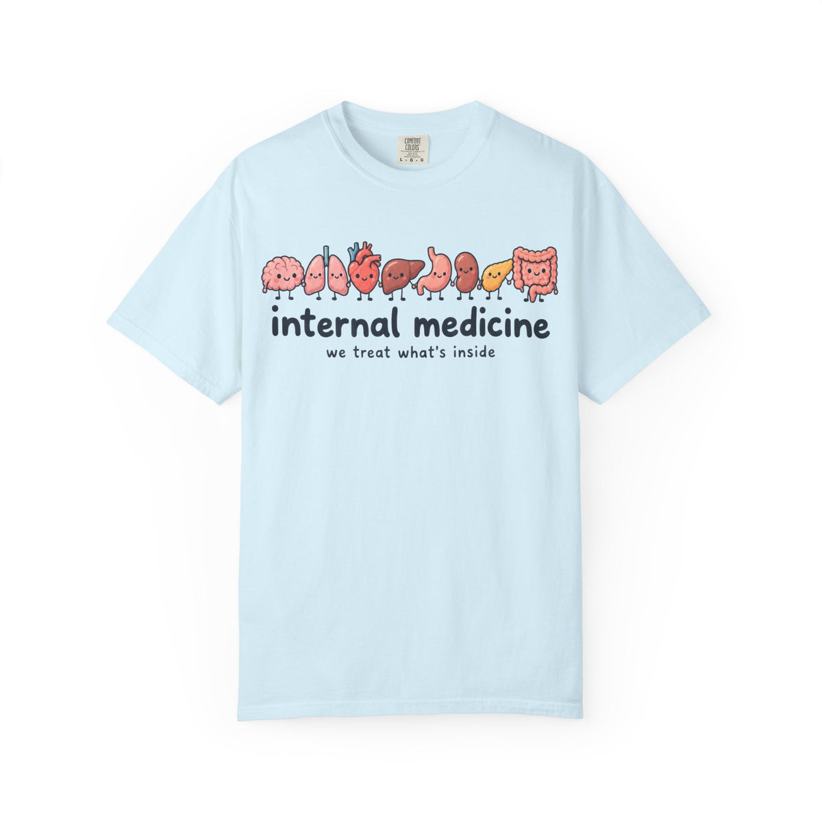 Internal Medicine We Treat What's Inside Shirt in Chambray