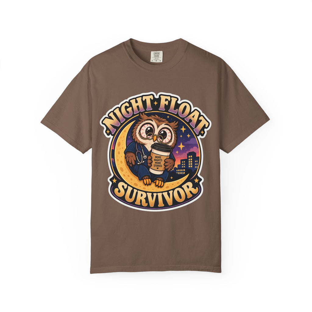 Night Float Survivor Shirt in Espresso