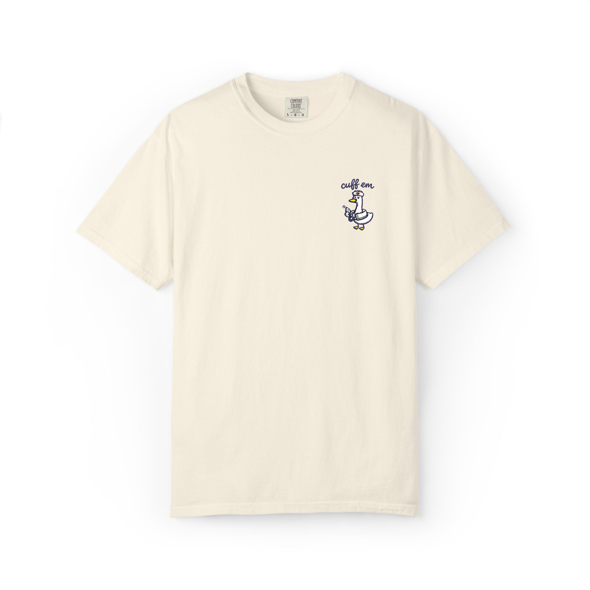 Coffee Goose Comfort Colors T-Shirt | Nurse & Healthcare Worker Tee
