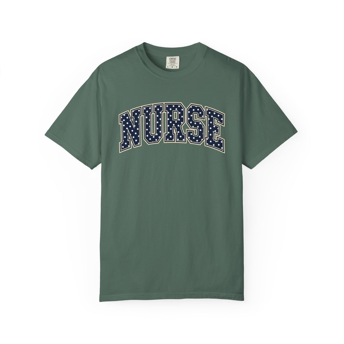 Nurse Varsity Shirt in Blue Spruce