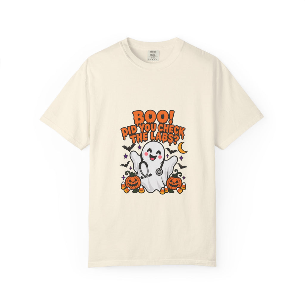 Boo! Did You Check the Labs? Shirt in Ivory