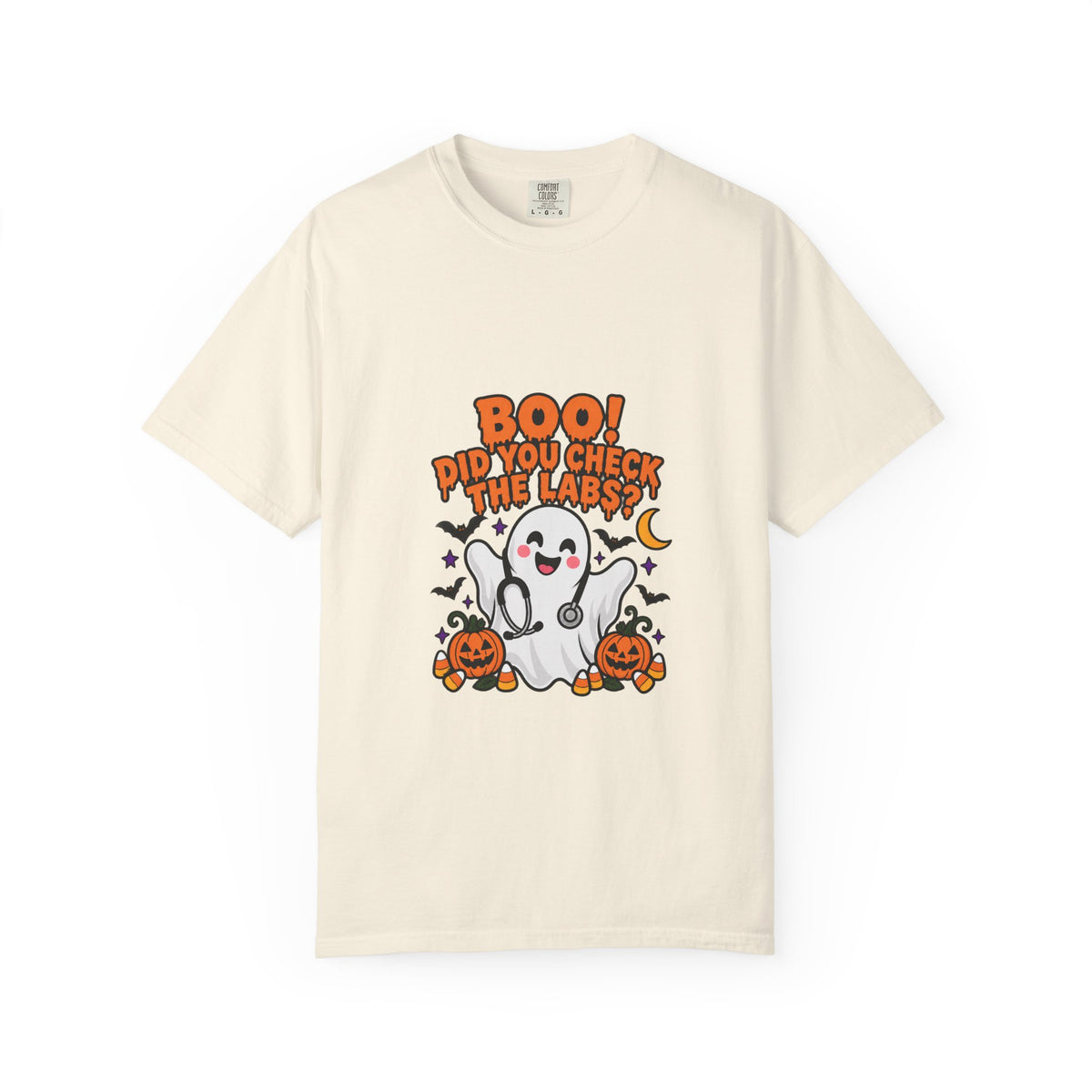Boo! Did You Check the Labs? Shirt in Ivory