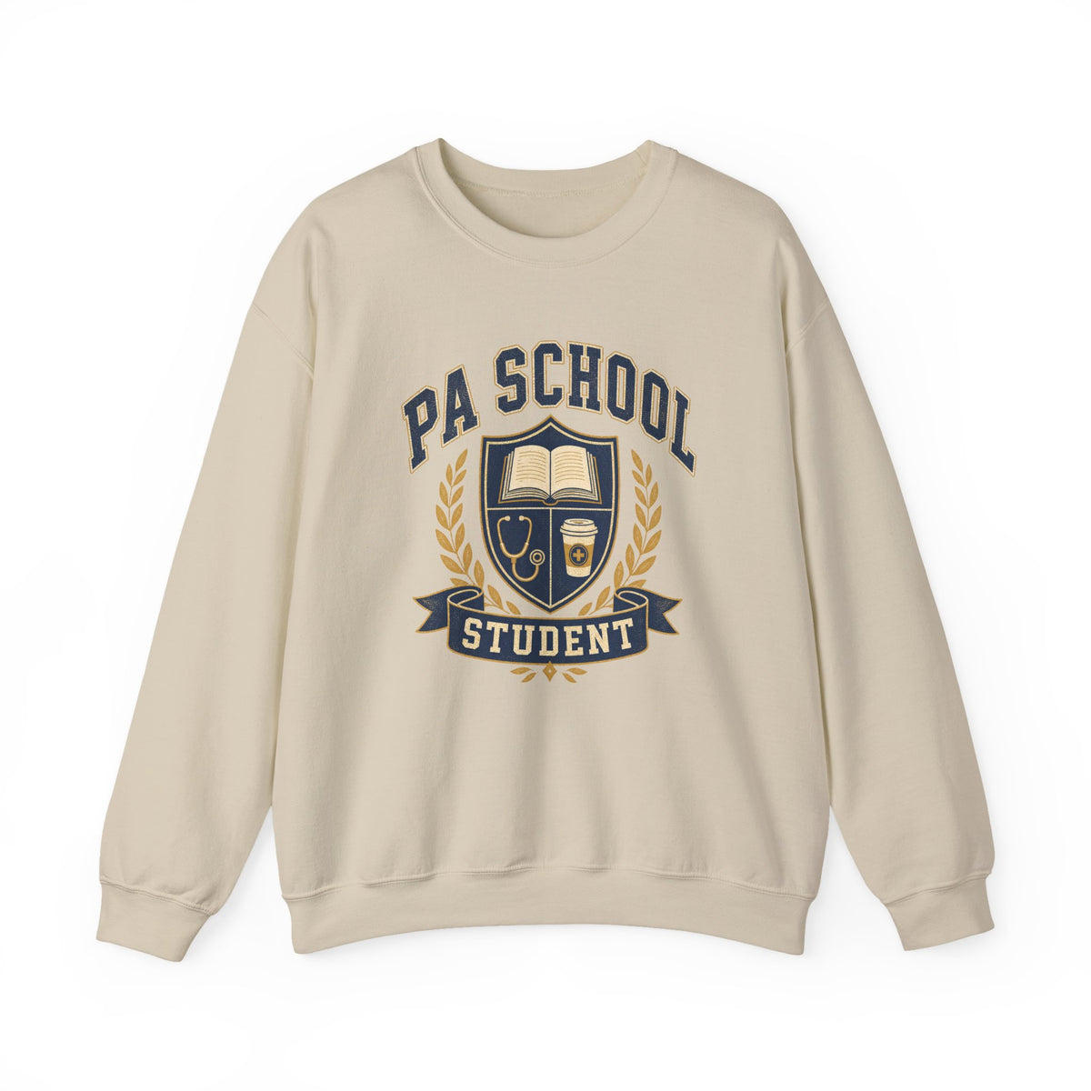 PA School Student Gildan 18000 sweatshirt in Sand