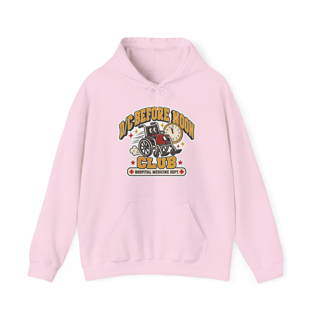 D/C Before Noon Club Hoodie in Light Pink
