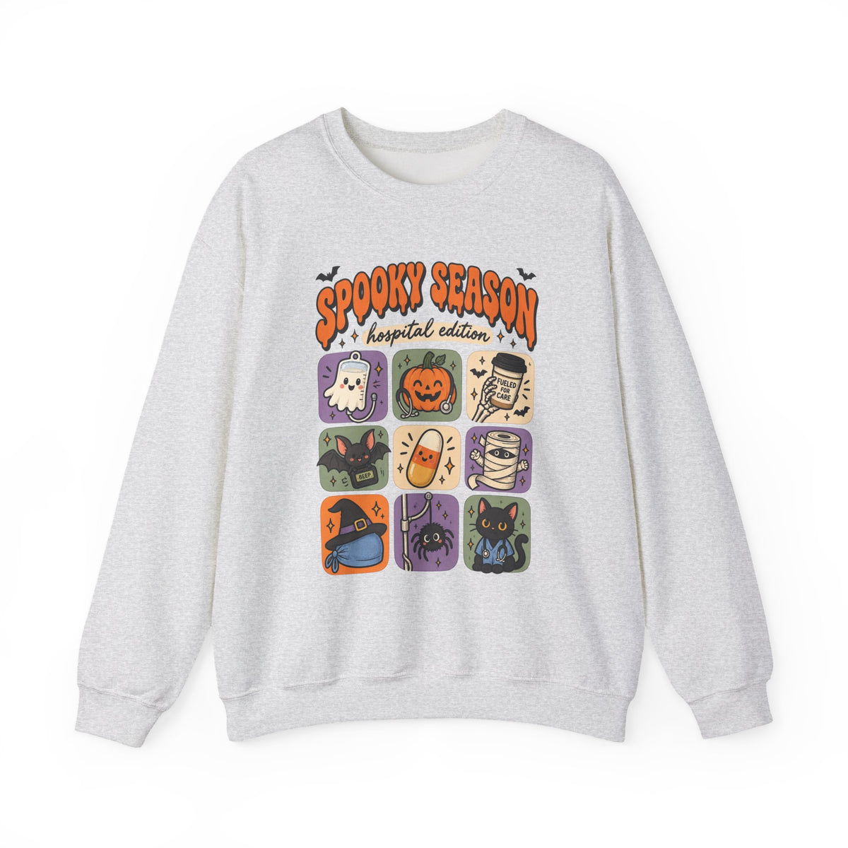 Spooky Season Hospital Edition Sweatshirt in Ash