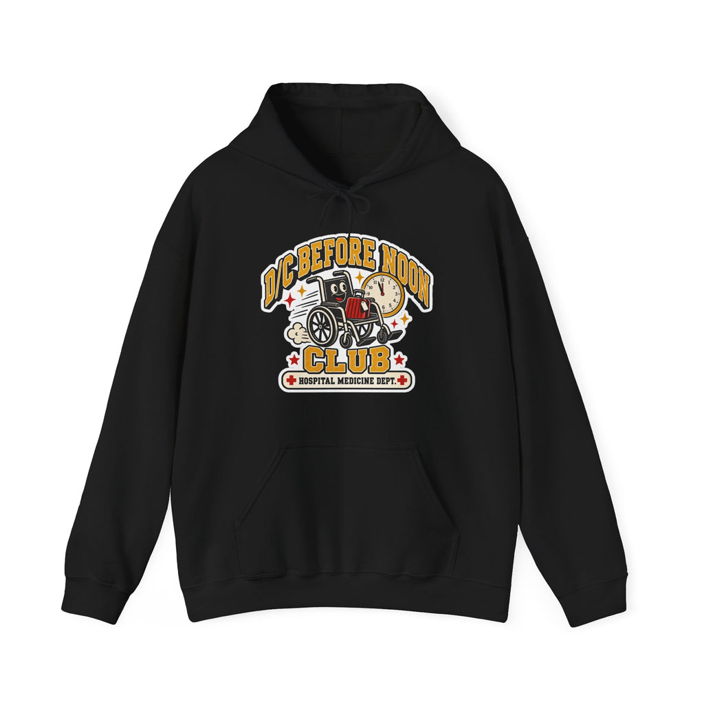 D/C Before Noon Club Hoodie in Black