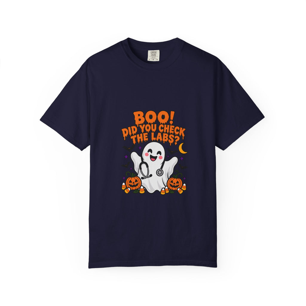 Boo! Did You Check the Labs? Shirt in True Navy
