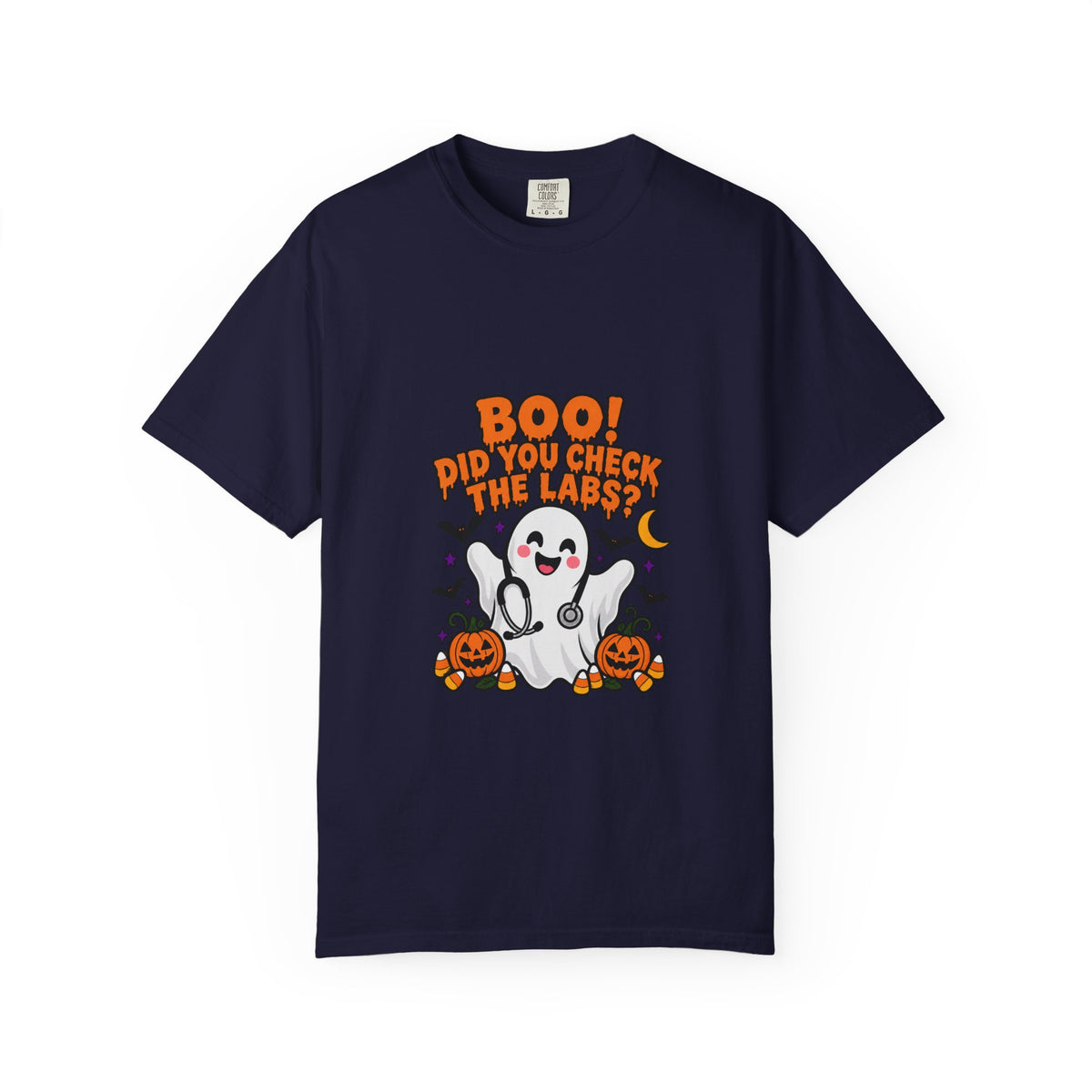 Boo! Did You Check the Labs? Shirt in True Navy