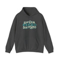 Stay Calm Stay in Sinus Hoodie in Dark Heather