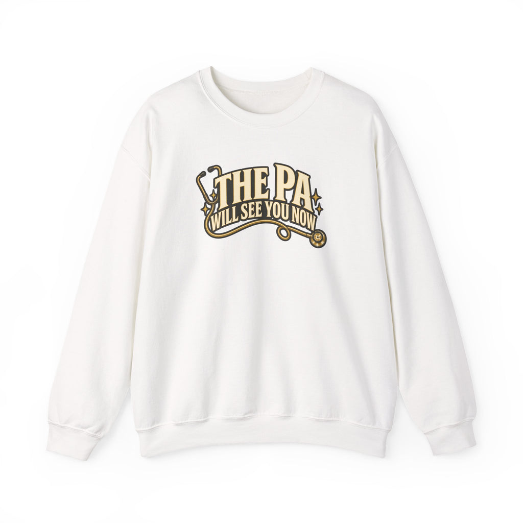 The PA Will See You Now Sweatshirt in White