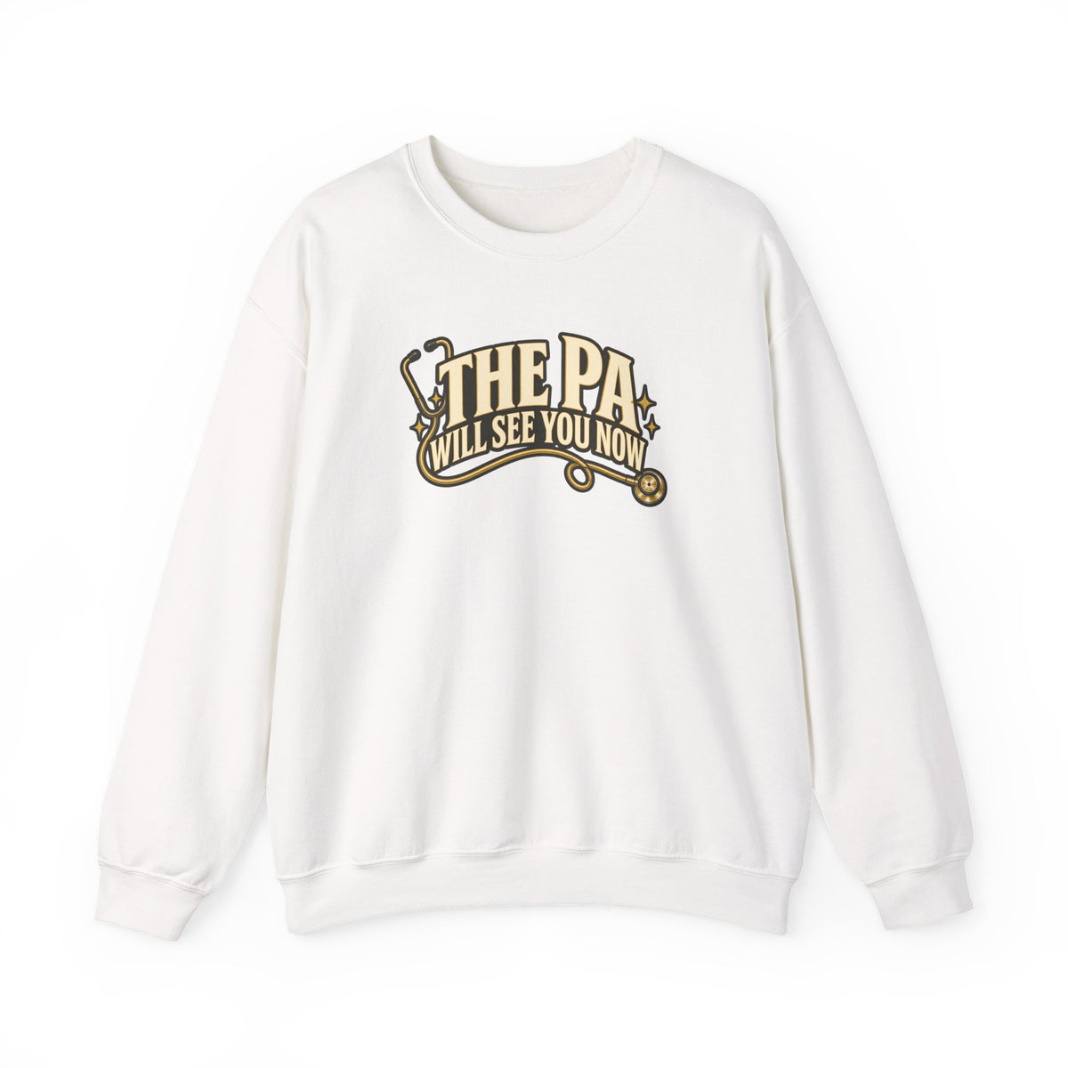 The PA Will See You Now Sweatshirt in White