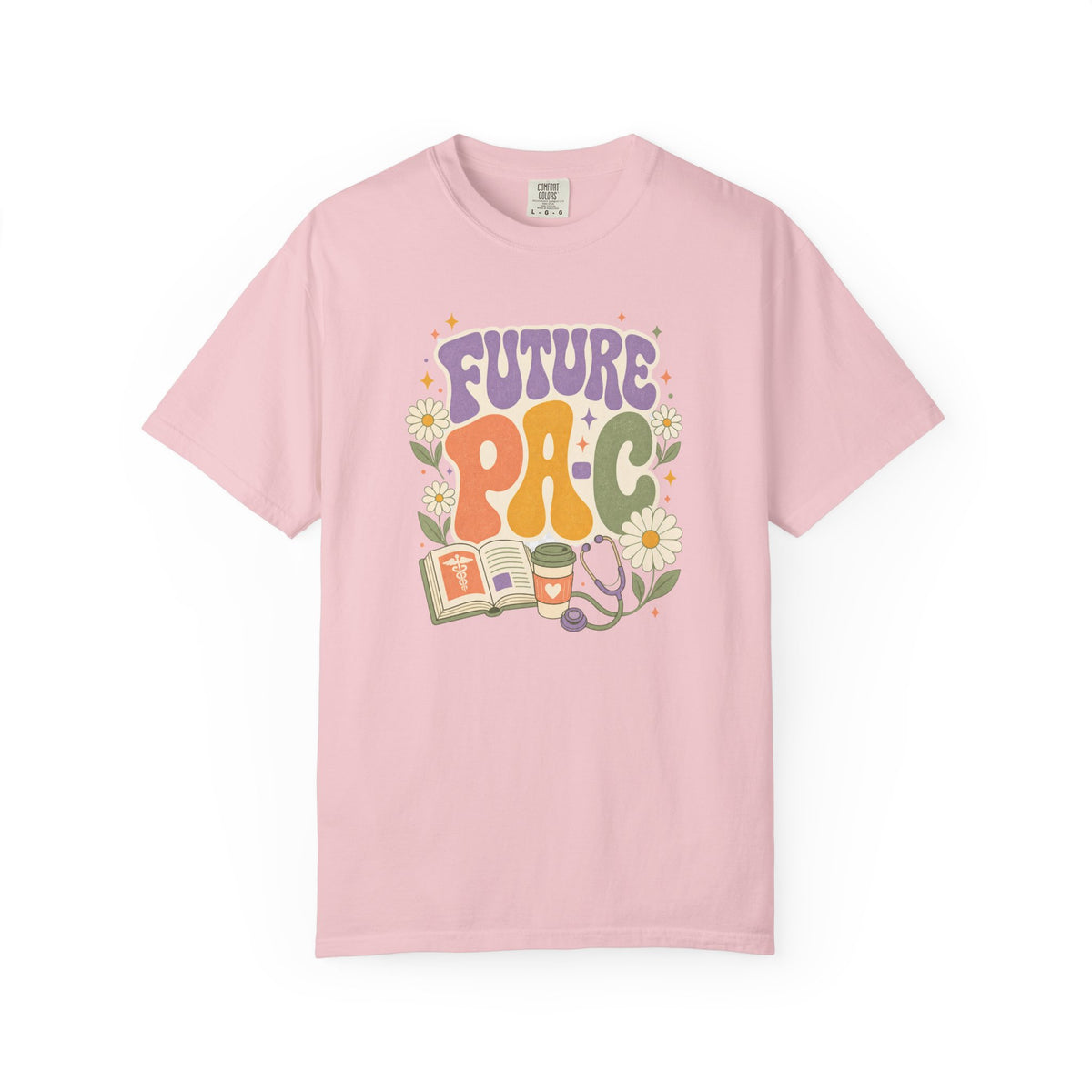 Future PA-C floral Comfort Colors 1717 tee in Blossom