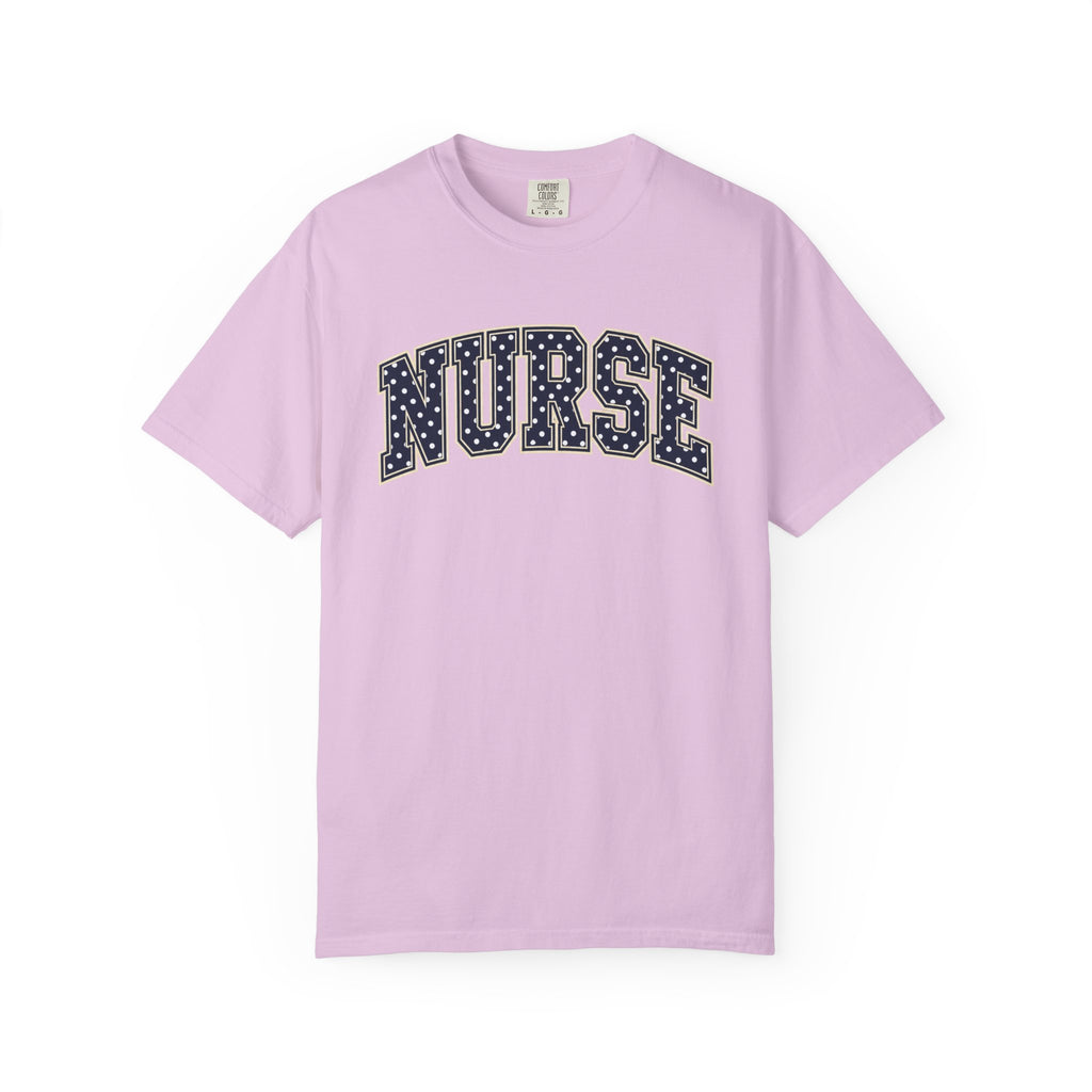 Nurse Varsity Shirt in Orchid