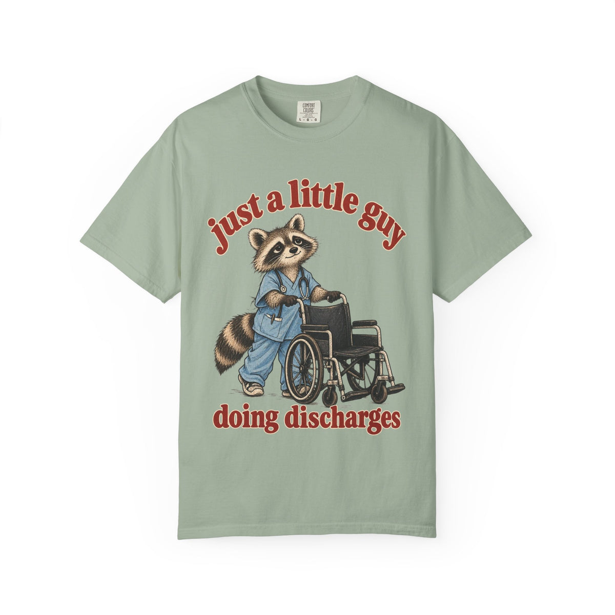 Just a Little Guy Doing Discharges Shirt in Bay