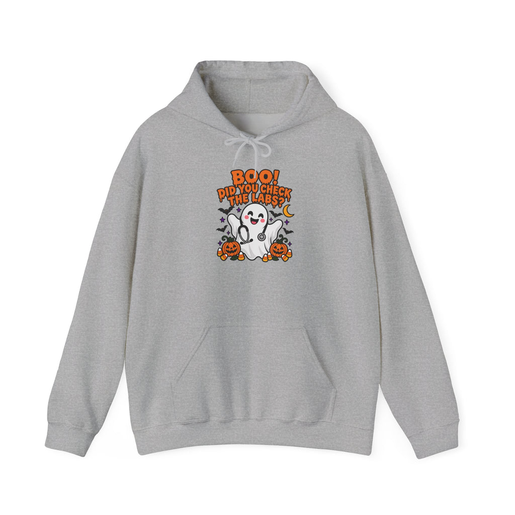 Boo! Did You Check the Labs? Hoodie in Sport Grey