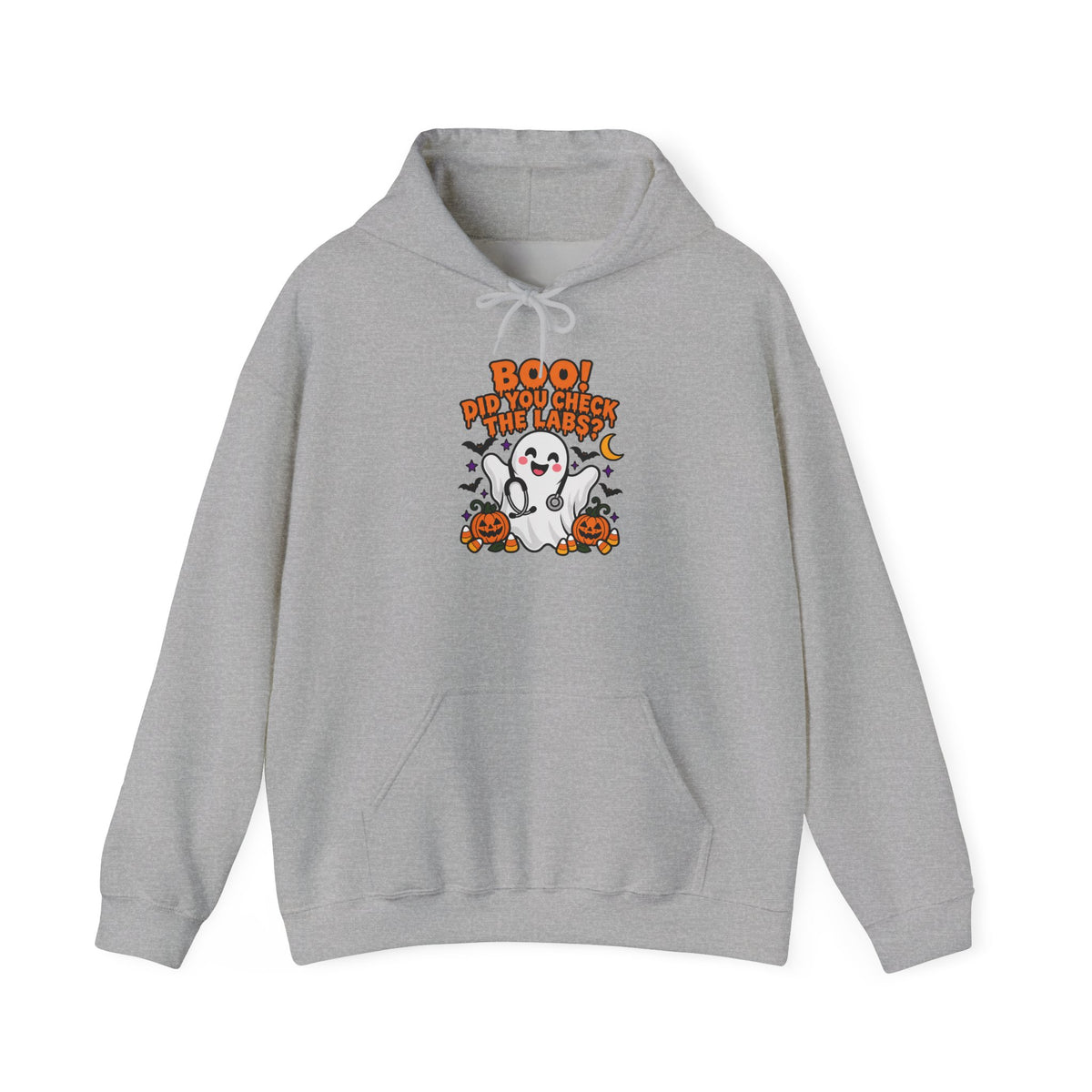 Boo! Did You Check the Labs? Hoodie in Sport Grey