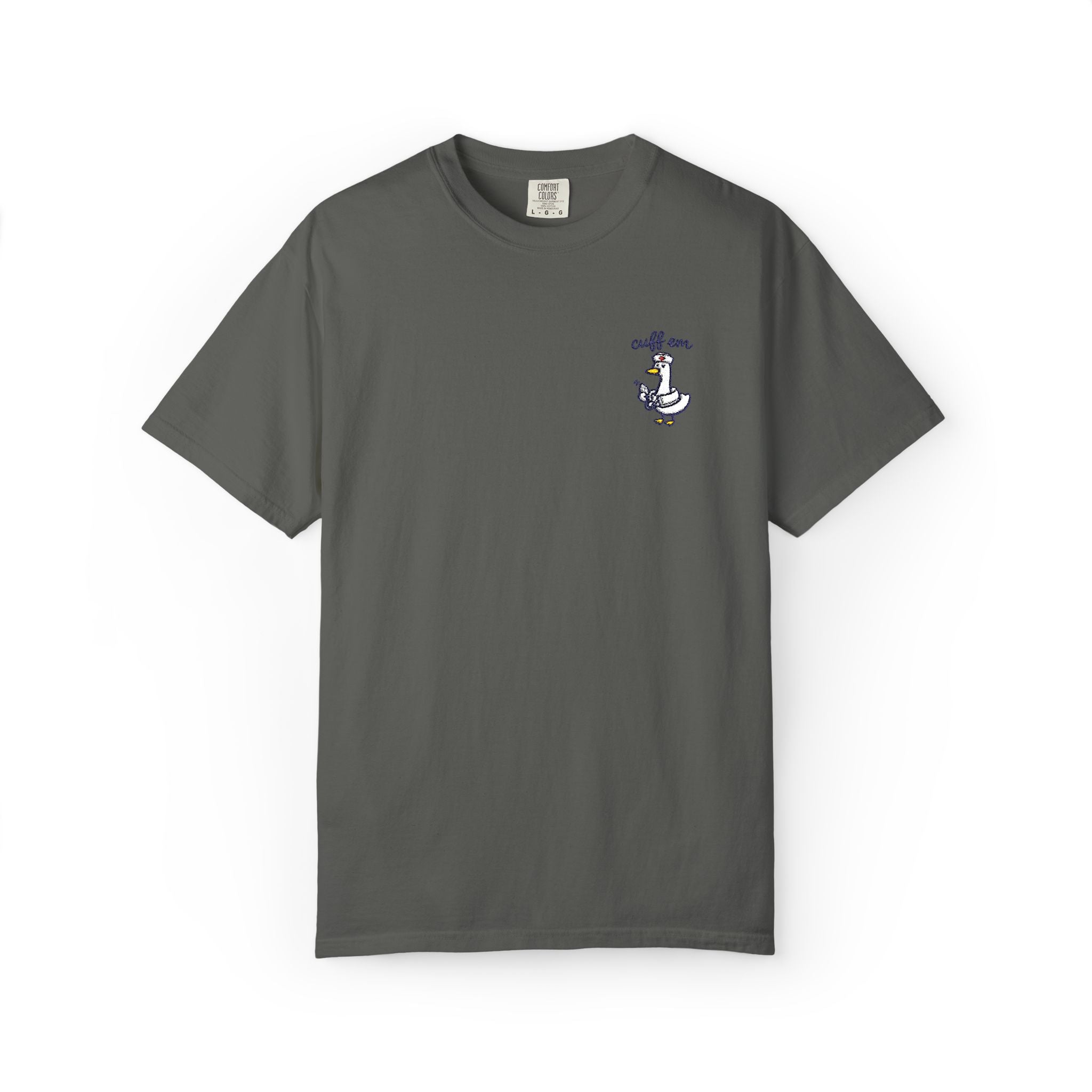 Coffee Goose Comfort Colors T-Shirt | Nurse & Healthcare Worker Tee