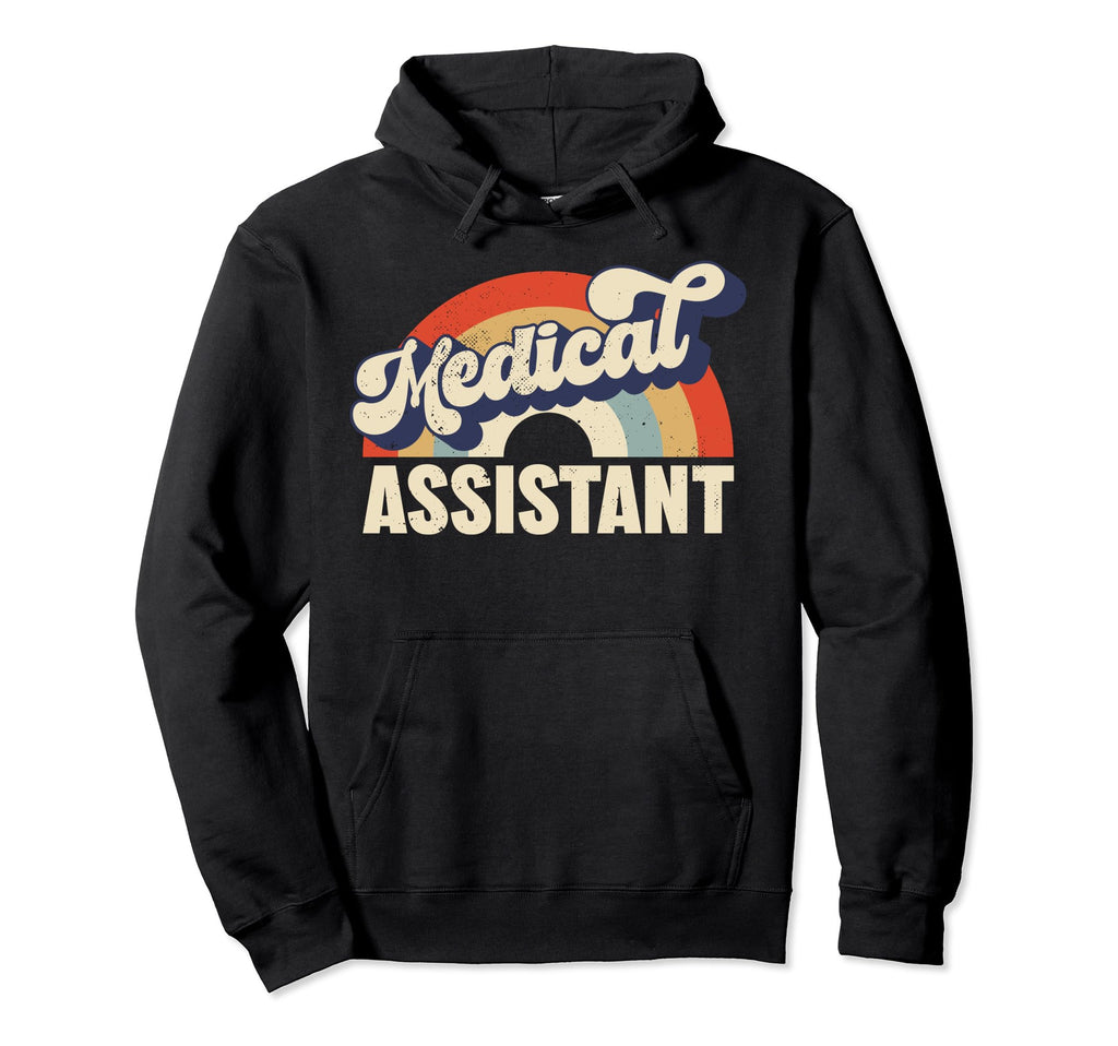 Medical Assistant Rainbow Healthcare Hoodie - Trendy Graphic Unisex