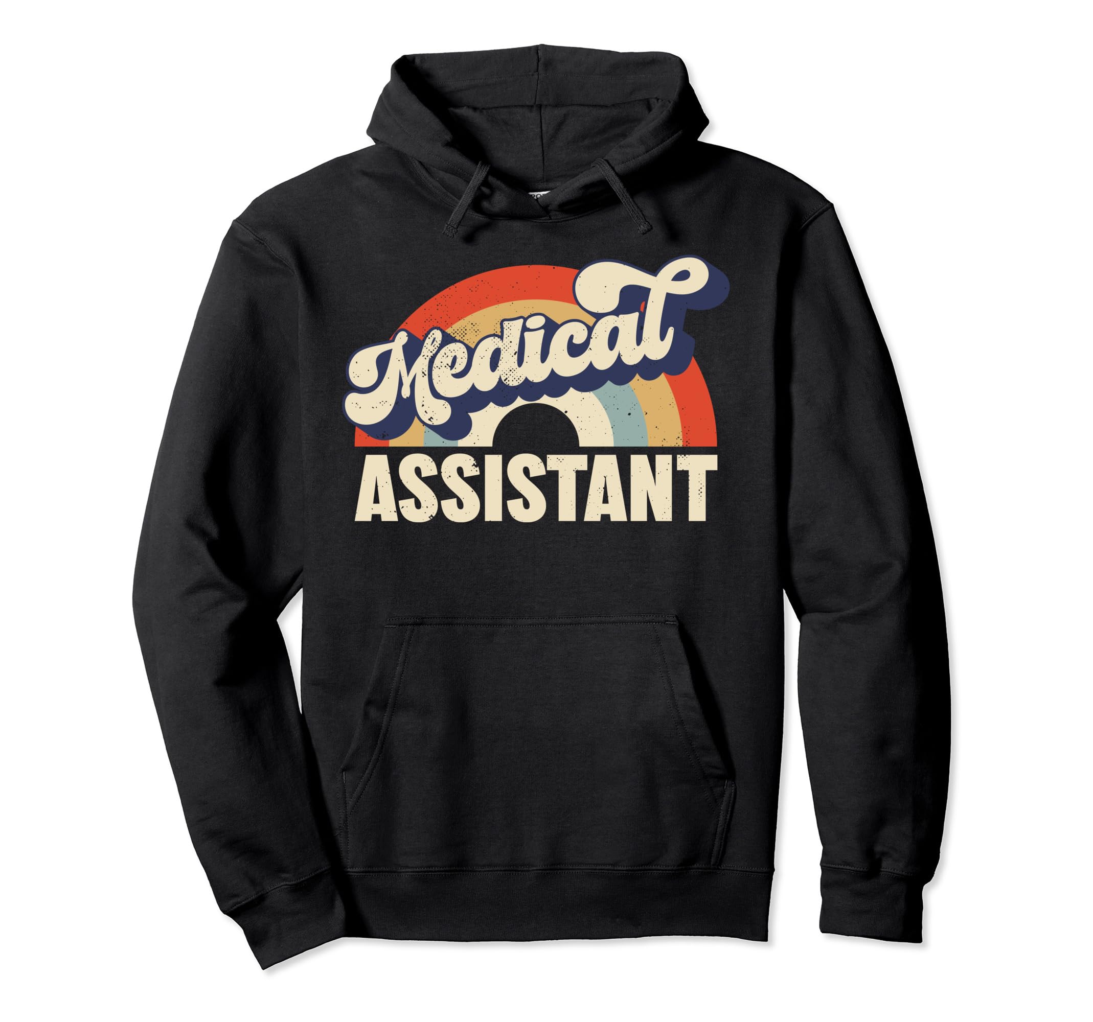Medical Assistant Rainbow Healthcare Hoodie - Trendy Graphic Unisex