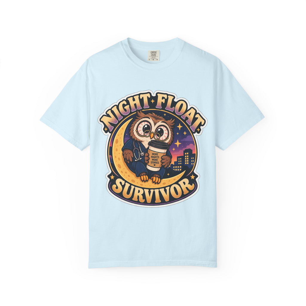Night Float Survivor Shirt in Chambray